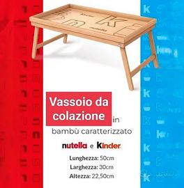 vassoio colazione Nutella