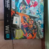 console wiiu + manubrio e joystic