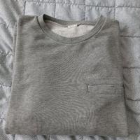 Felpa girocollo Scout grigia