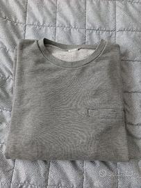 Felpa girocollo Scout grigia