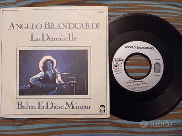 45 giri Angelo Branduardi La Demoiselle disco 1979