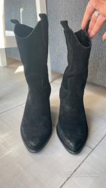 Stivale Camperos donna 36 nero scamosciato