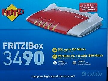 Modem FRITZbox 3490, compatibile con ADSL o VDSL