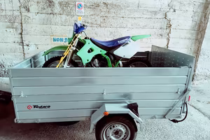 Carrello trasporto moto scooter cose