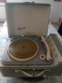 giradischi anni 60  vintage a valigetta