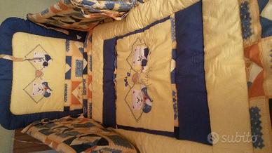 Trapunta e paracolpi per lettino