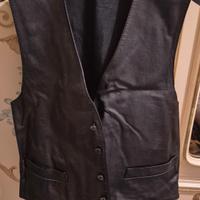 gilet uomo in vera pelle