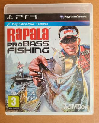 Rapala pro bass fishing gioco ps3 playstation3