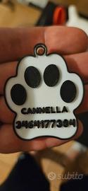 medaglietta per cani