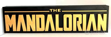 The Mandalorian Logo 3D – Decorazione Fan Art Star