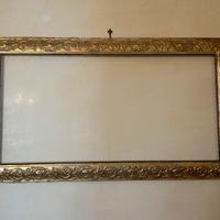 Elegante cornice barocca dorata XL 116 × 66 CM