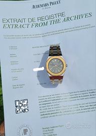 AUDEMARS PIGUET ROYAL OAK 4153SA CON ESTRATTO AP
