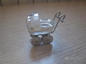 swarovski carrozzina con scatola e certificato 