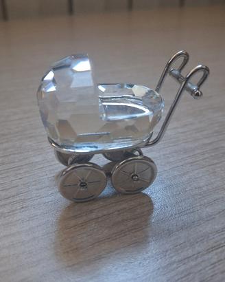 swarovski carrozzina con scatola e certificato 