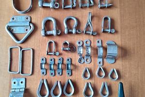 Piccoli accessori inox più cime varie