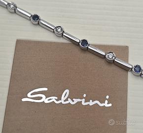 Bracciale Salvini oro con zaffiri e dimanti