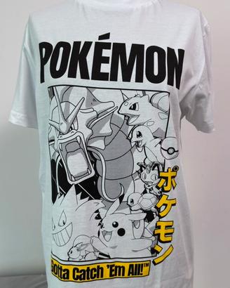T-Shirt unisex uomo donna Pokemon nuove