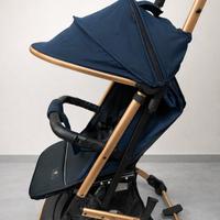 Passeggino Barotti Primo XL blu con telaio rame