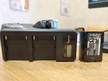 batteria sony np-fz100 smallrig con caricabatterie