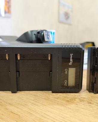 batteria sony np-fz100 smallrig con caricabatterie