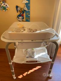 Fasciatoio CAM con bacinella bagnetto e materassin