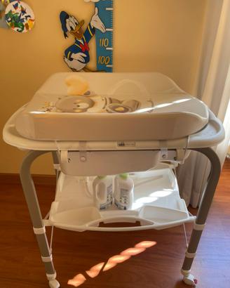 Fasciatoio CAM con bacinella bagnetto e materassin