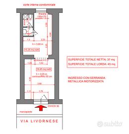 Fondo Commerciale, 45 mq - Pisa, Via Livornese 36