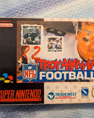 Super nintendo snes troy aikman football pal eu