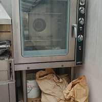 Forno professionale MBM inox usato 10 teglie