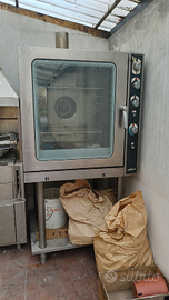 Forno professionale MBM inox usato 10 teglie