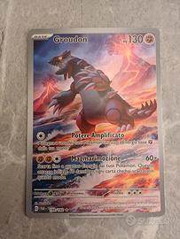 carta pokemon Groudon Olografic