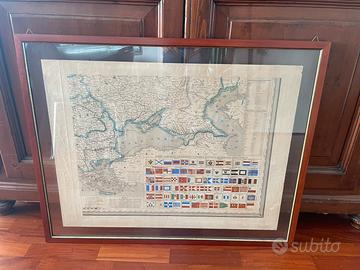 Mappa atlante geografia  - Mar Nero Naymiller 1860