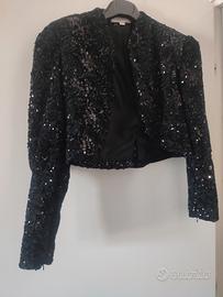 giacca velluto e paillettes zara