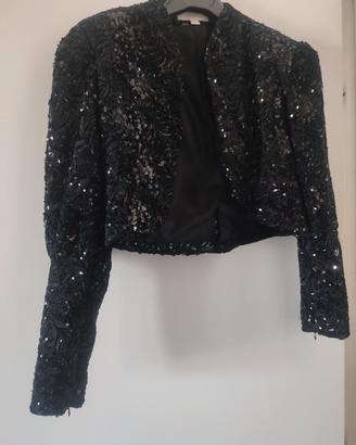 giacca velluto e paillettes zara
