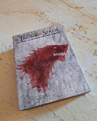 Cofanetto dvd Trono di Spade 1 e 2 stagione