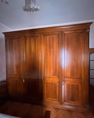 Camera da letto tutta in legno