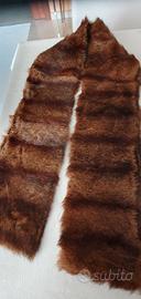 Stola/Sciarpa in Pelliccia Castoro Vintage Marrone