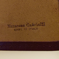 Porta assegni firmati Nazareno Gabrielli