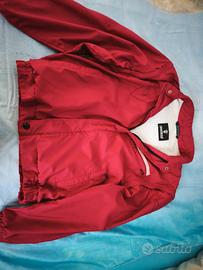 giubbino estivo Dainese rosso tg.44 maniche stacca