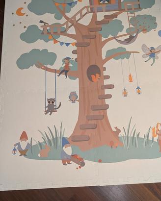 Tappeto gioco Play&Go EEVAA Treehouse 120×180 cm