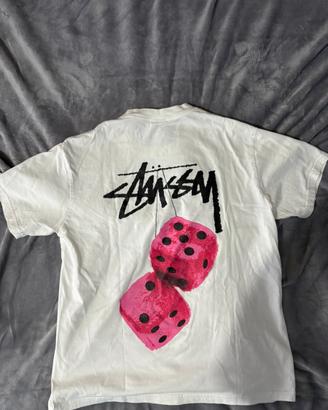 Maglia Stussy Uomo dadi rosa
