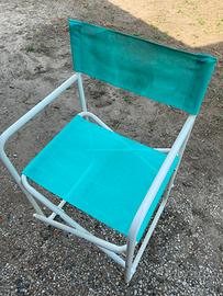 Sedie da esterno plastica e acciaio