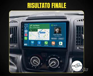 Peugeot Boxer KIT COMPLETO Autoradio android 9 pol