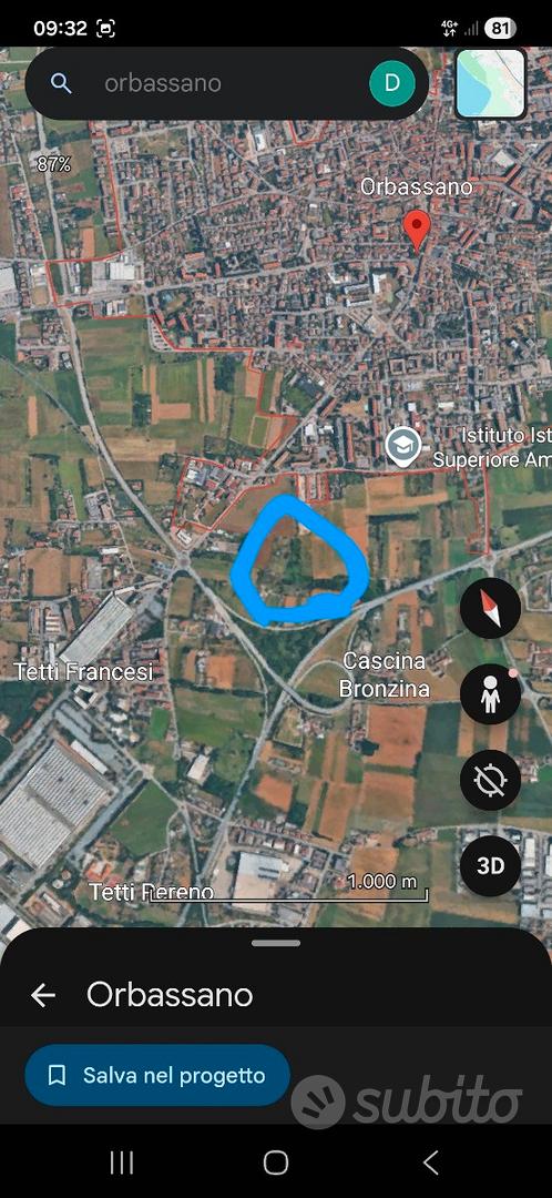 Terreno agricolo orbassano - Vista 2