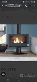 stufa a legna montegrappa colette 15kw 