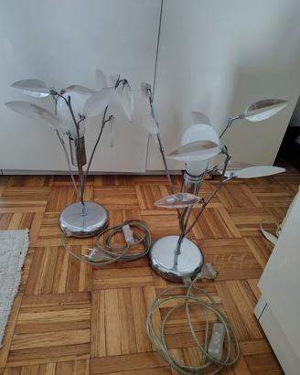 Due lampade da tavolo/comodino con lampadine nuove