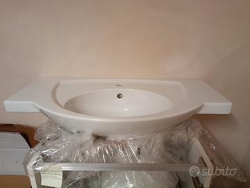 Lavabo 95x50cm + rubinetto miscelatore 