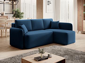 DIVANO LETTO ANGOLARE CON BOX COMPATTO!