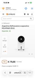Argoclima Raffrescatore evaporativo POLIFEMO ZEUS