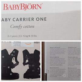 Marsupio Babybjörn Baby Carrier One